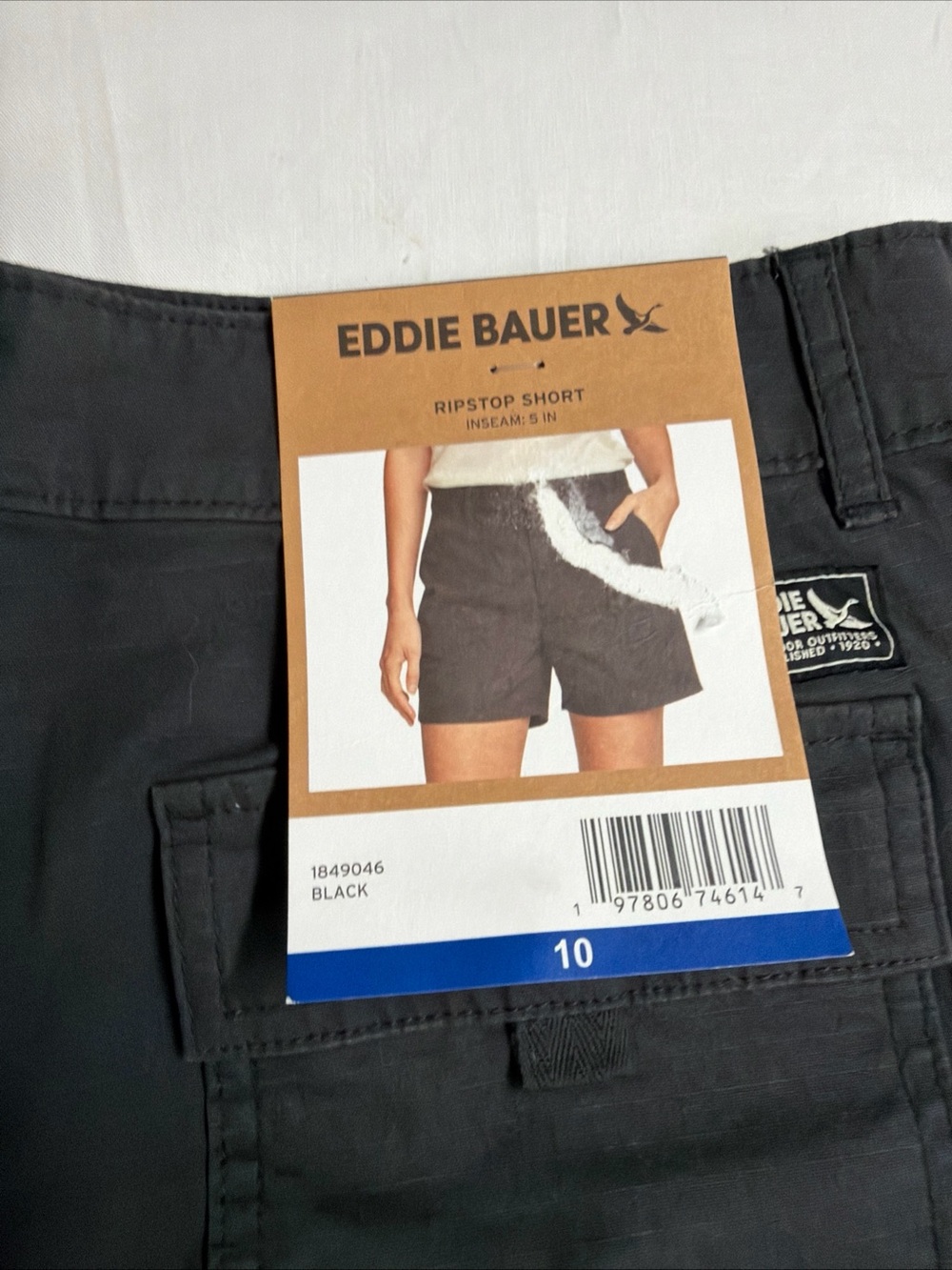 Eddie Bauer Women's Ripstop Shorts — Black